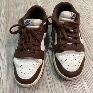 Nike Dunk Low - Sail/ Coconut Milk / Cocoa Color - Womens size 7.5